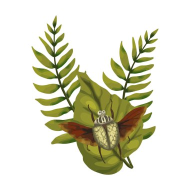 Böceği Herkül. Kanatlı böcek.