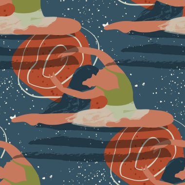 Soyut vektör illüstrasyonu.