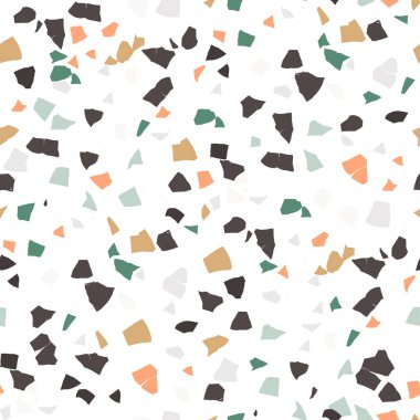 Vektör soyut terrazzo pürüzsüz desen.