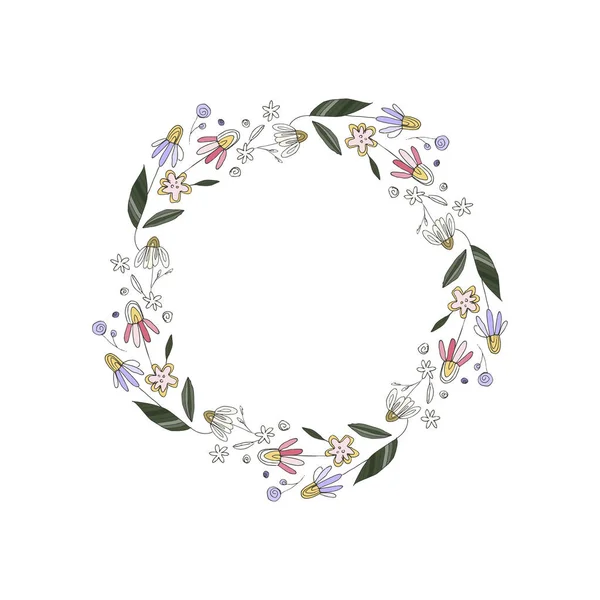 Wedding Wreath Vector. — Stock Vector