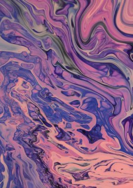 Soyut akrilik tablo, mermer duvar kağıdı.