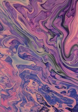 Soyut akrilik tablo, mermer duvar kağıdı.