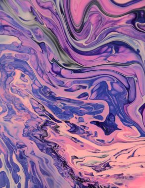 Soyut akrilik tablo, mermer duvar kağıdı.