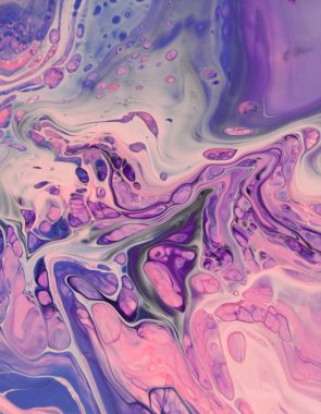 Soyut akrilik tablo, mermer duvar kağıdı.