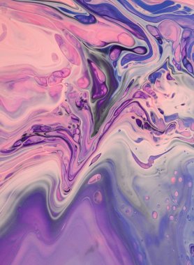 Soyut akrilik tablo, mermer duvar kağıdı.