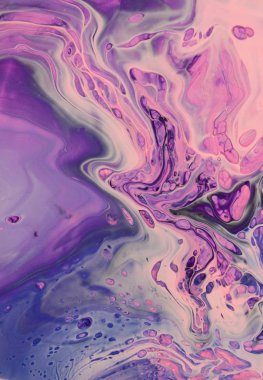 Soyut akrilik tablo, mermer duvar kağıdı.