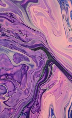 Soyut akrilik tablo, mermer duvar kağıdı.