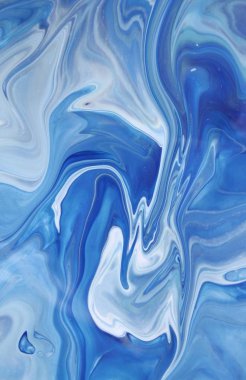 Soyut akrilik tablo, mermer duvar kağıdı.