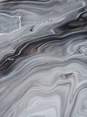 Soyut akrilik tablo, mermer duvar kağıdı.