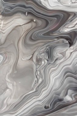 Soyut akrilik tablo, mermer duvar kağıdı.