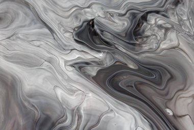 Soyut akrilik tablo, mermer duvar kağıdı.