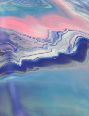 Soyut akrilik tablo, mermer duvar kağıdı.