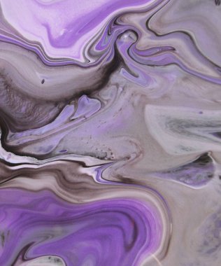 Soyut akrilik tablo, mermer duvar kağıdı.