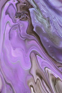 Soyut akrilik tablo, mermer duvar kağıdı.