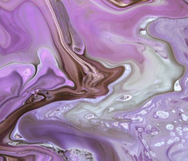 Soyut akrilik tablo, mermer duvar kağıdı.