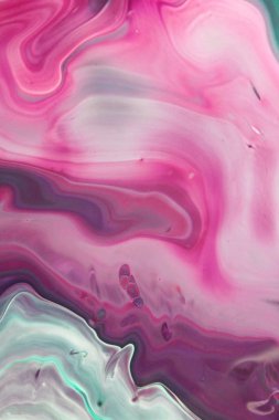 Soyut akrilik tablo, mermer duvar kağıdı.