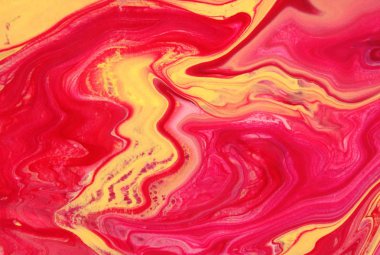 Soyut akrilik tablo, mermer duvar kağıdı.