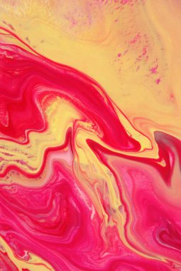 Soyut akrilik tablo, mermer duvar kağıdı.