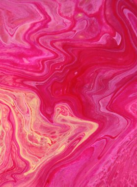 Soyut akrilik tablo, mermer duvar kağıdı.