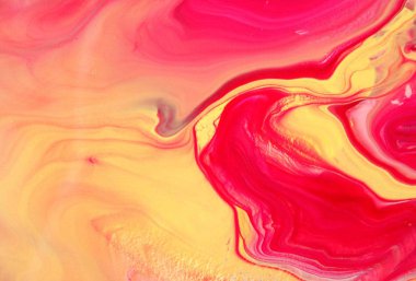 Soyut akrilik tablo, mermer duvar kağıdı.