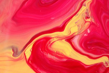 Soyut akrilik tablo, mermer duvar kağıdı.