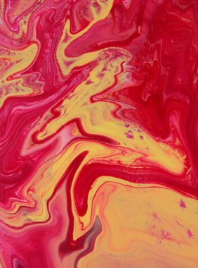 Soyut akrilik tablo, mermer duvar kağıdı.