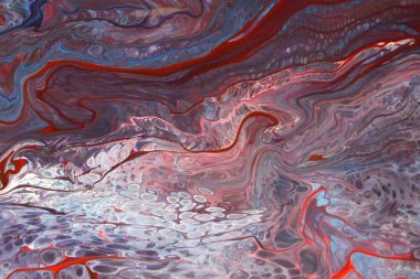 Soyut akrilik tablo, mermer duvar kağıdı.