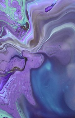 Soyut akrilik tablo, mermer duvar kağıdı.