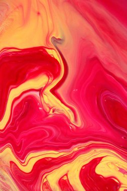 Soyut akrilik tablo, mermer duvar kağıdı.