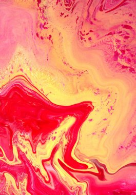 Soyut akrilik tablo, mermer duvar kağıdı.