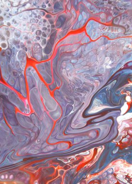 Soyut akrilik tablo, mermer duvar kağıdı.