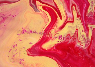 Soyut akrilik tablo, mermer duvar kağıdı.