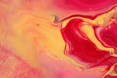 Soyut akrilik tablo, mermer duvar kağıdı.