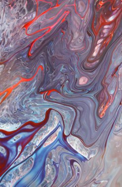 Soyut akrilik tablo, mermer duvar kağıdı.