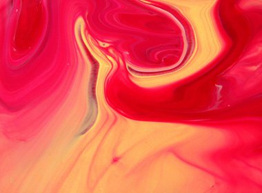 Soyut akrilik tablo, mermer duvar kağıdı.