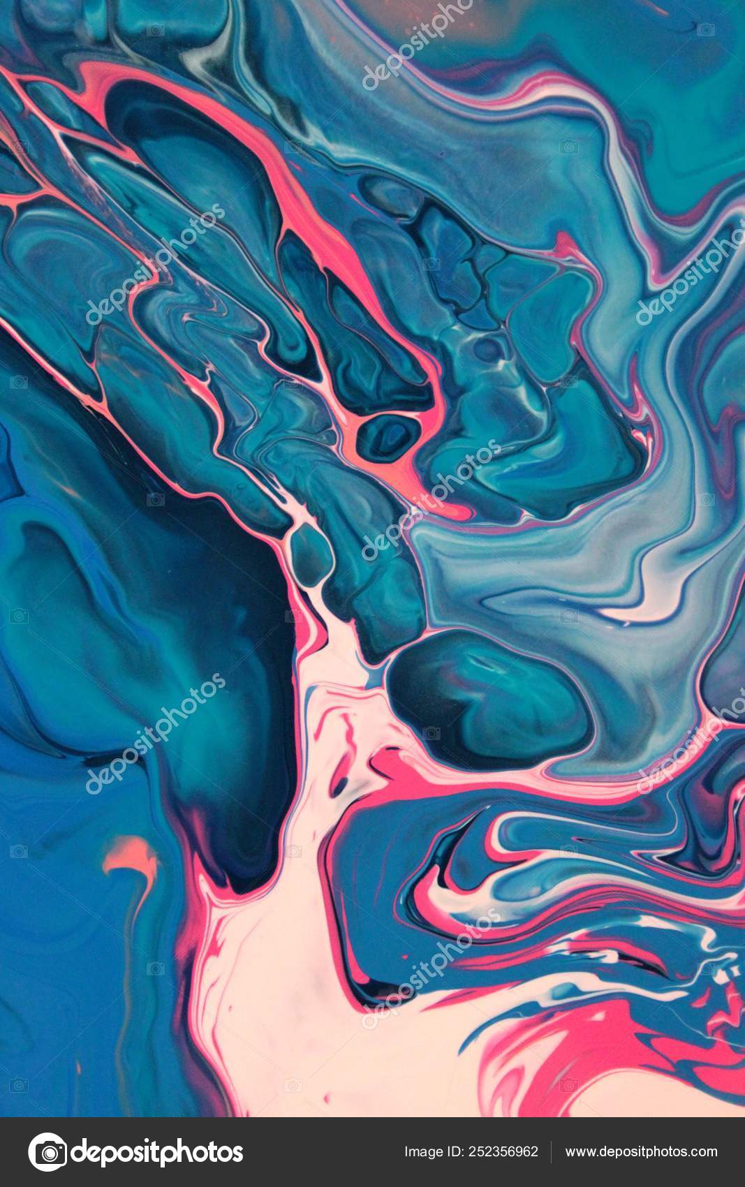 Abstract Acrylic Painting Marble Paint Wallpaper Stock Illustration by  ©samarithaine #252356962