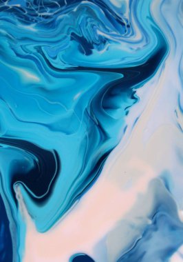 Soyut akrilik tablo, mermer duvar kağıdı.