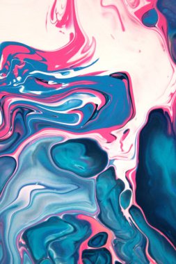 Soyut akrilik tablo, mermer duvar kağıdı.