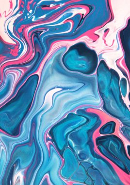 Soyut akrilik tablo, mermer duvar kağıdı.