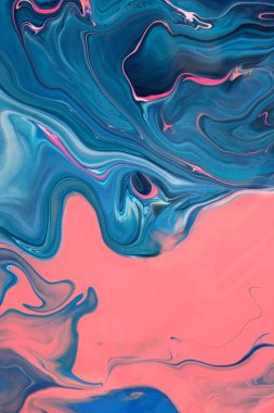 Soyut akrilik tablo, mermer duvar kağıdı.