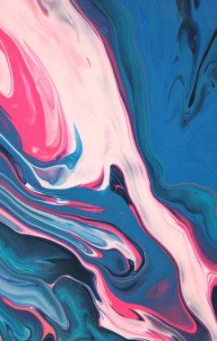 Soyut akrilik tablo, mermer duvar kağıdı.