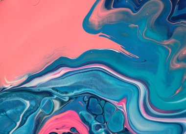 Soyut akrilik tablo, mermer duvar kağıdı.