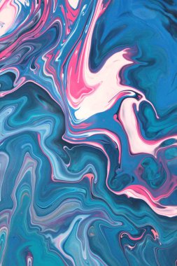 Soyut akrilik tablo, mermer duvar kağıdı.