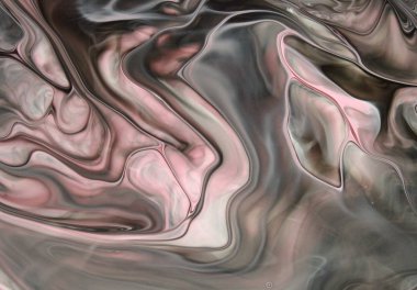 Soyut akrilik tablo, mermer duvar kağıdı.