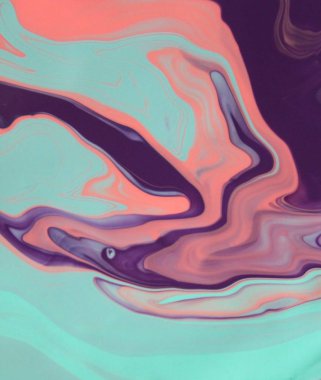 Soyut akrilik tablo, mermer duvar kağıdı.