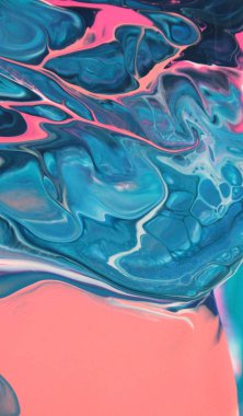 mavi ve pembe akrilik boyama duvar kağıdı