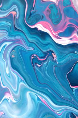 mavi ve pembe akrilik boyama duvar kağıdı