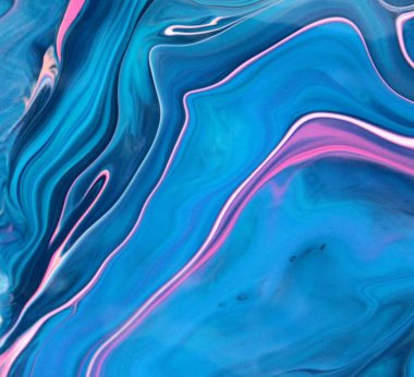 mavi ve pembe akrilik boyama duvar kağıdı