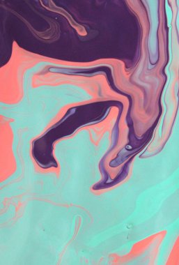 Soyut akrilik tablo, mermer duvar kağıdı.