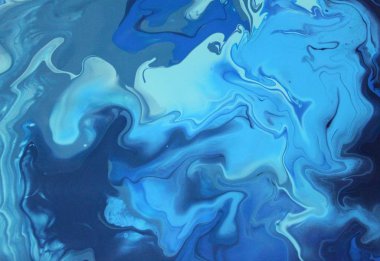 mavi akrilik boyama, mermer boya duvar kağıdı